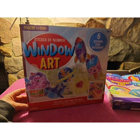 (3) Made by Me Window Art Creations Activity Kits - Picture 4 of 7